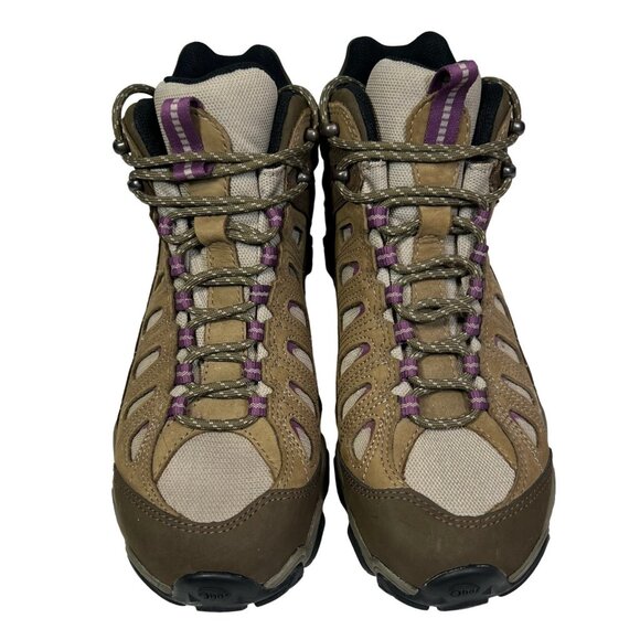 OBOZ Womens Sawtooth II Mid Waterproof Lace Up Hiking Boot sz 9 Brown EUC - Picture 3 of 10